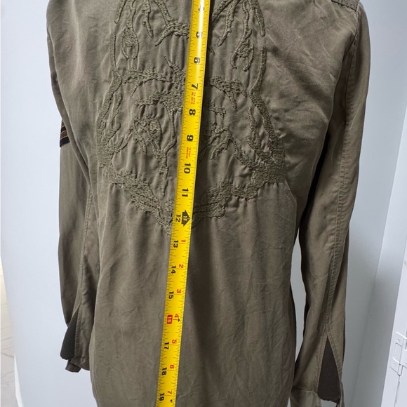 Zadig & Voltaire Tess Military Shirt GUC size M - Picture 13 of 15